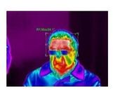 2×実時間電子ズームレンズの体温の測定のための非冷却の声FPAの赤外線画像のカメラ