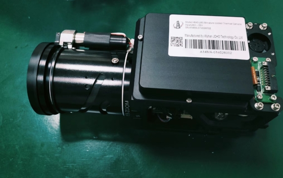 15mm-280mmのミニチュア サイズによって冷却される熱保安用カメラDC 24-36V